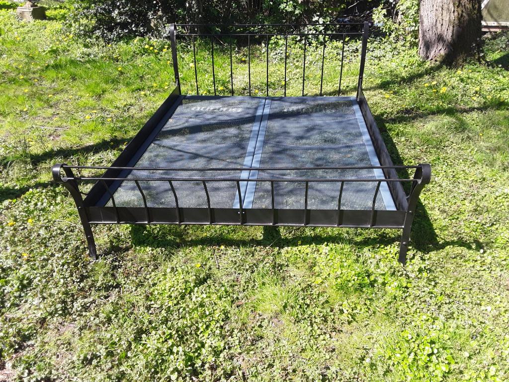 Bed met auping spiraal, Gebruikt, Tweepersoons, Ophalen of Verzenden, 180 cm