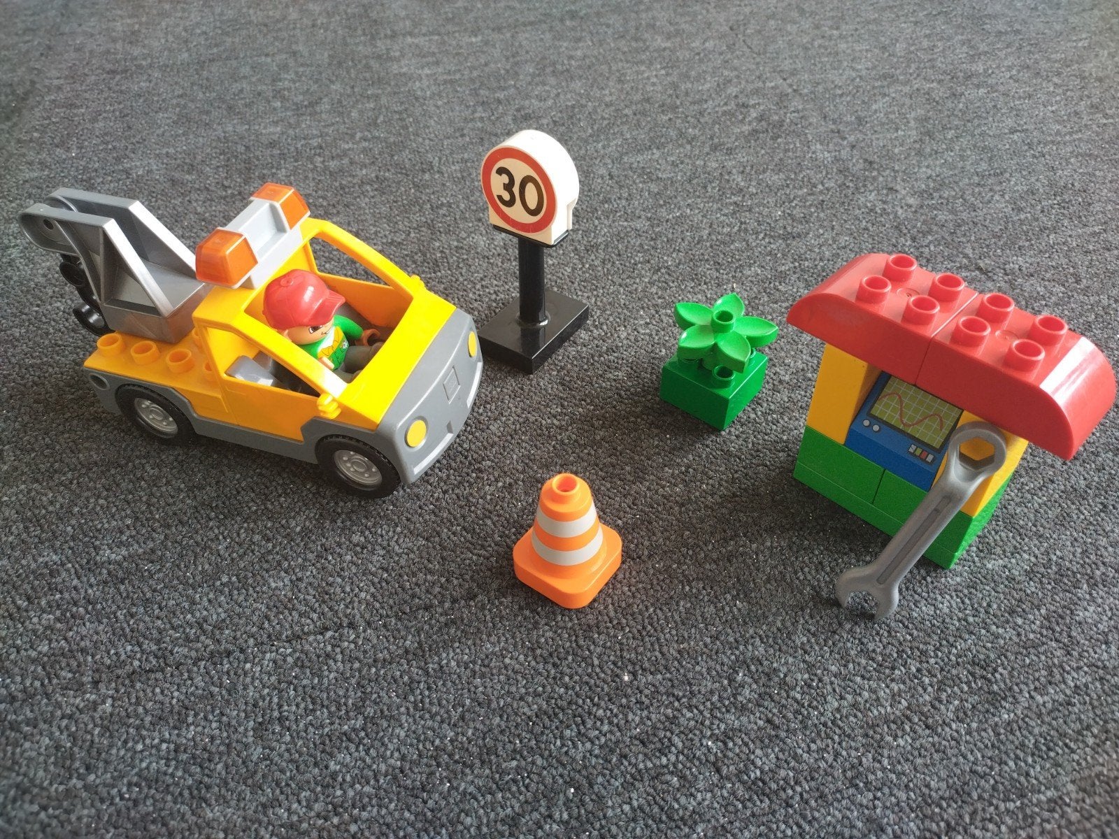 Duplo takelwagen 6146, Kinderen en Baby's, Speelgoed | Duplo en Lego, Ophalen of Verzenden, Gebruikt, Duplo