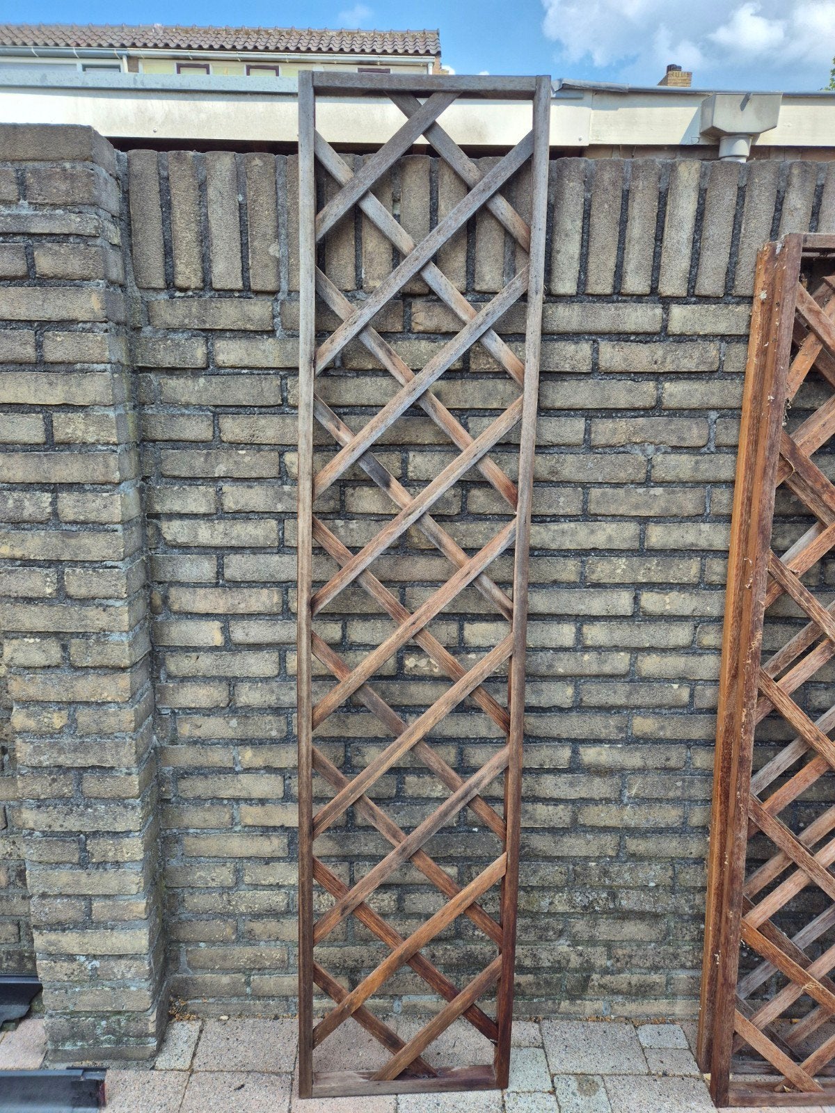 Houten Klimrek / Trellis 180x40 cm voor Tuin of Balkon, Tuin en Terras, Ophalen, Gebruikt