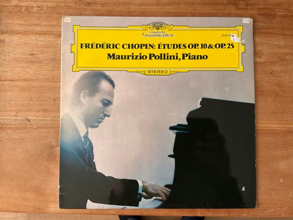 Chopin: Études Op. 10 & Op. 25 - Maurizio Pollini LP, Originele persing, Ophalen of Verzenden, Romantiek, 12 inch