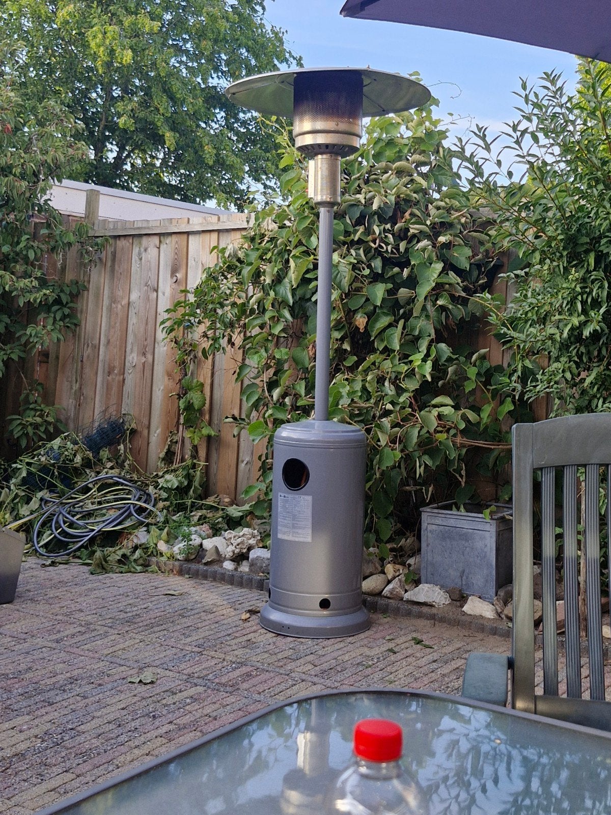 terras heater central park 13000 wMet de Central Park terras, Ophalen, Gebruikt, Gas, Vloer