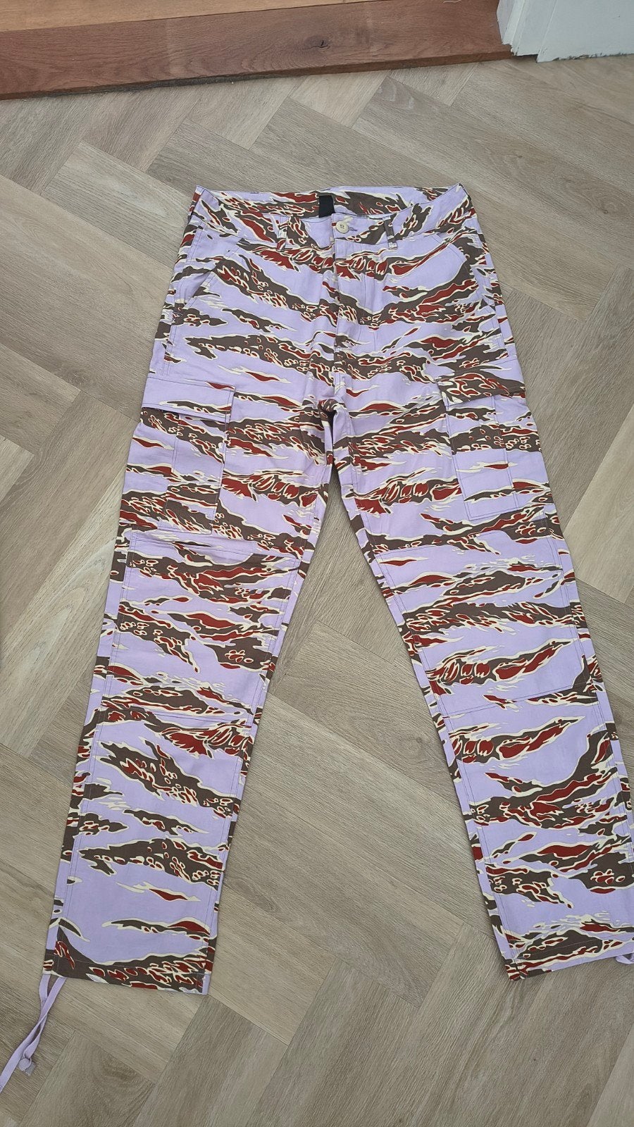 Patta Camo Cargo Broek - Maat L, Kleding | Heren, Spijkerbroeken en Jeans, Overige kleuren, Overige jeansmaten, Ophalen of Verzenden