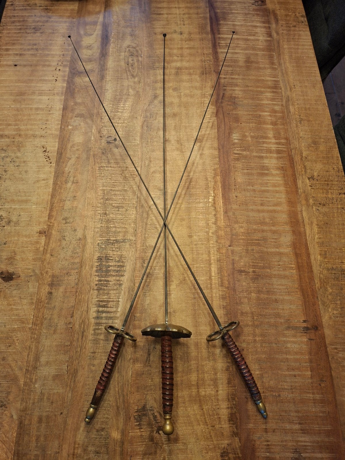 Set van 3 antieke floretten, Solingen, ca. 1880-1900, Ophalen of Verzenden, Landmacht, Duitsland