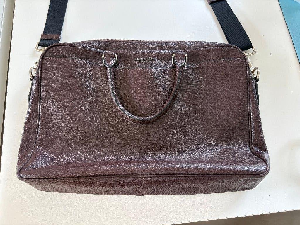 Tas Coach Beckett F68030 leer, Sieraden, Tassen en Uiterlijk, Tassen | Schoudertassen, Overige merken, Gebruikt, Overige kleuren