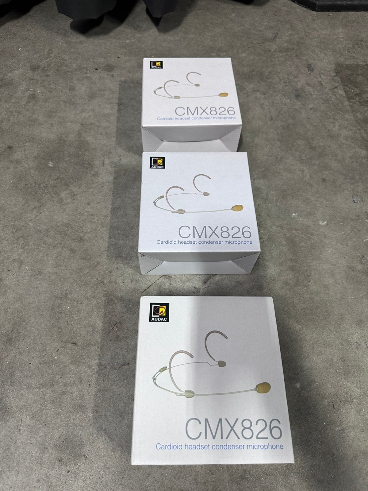 Audac CMX826 headsets, beige, Muziek en Instrumenten, Ophalen of Verzenden, Zo goed als nieuw, Overige typen