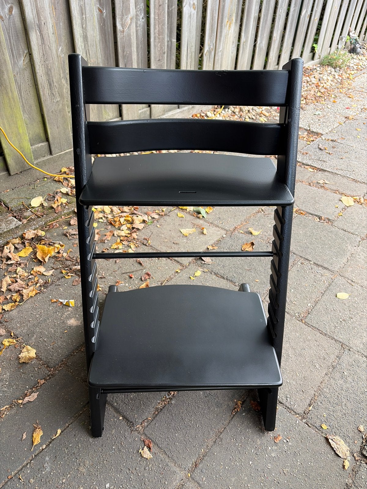 Stokke tripp trapp nieuw model zwart, Ophalen, Zo goed als nieuw