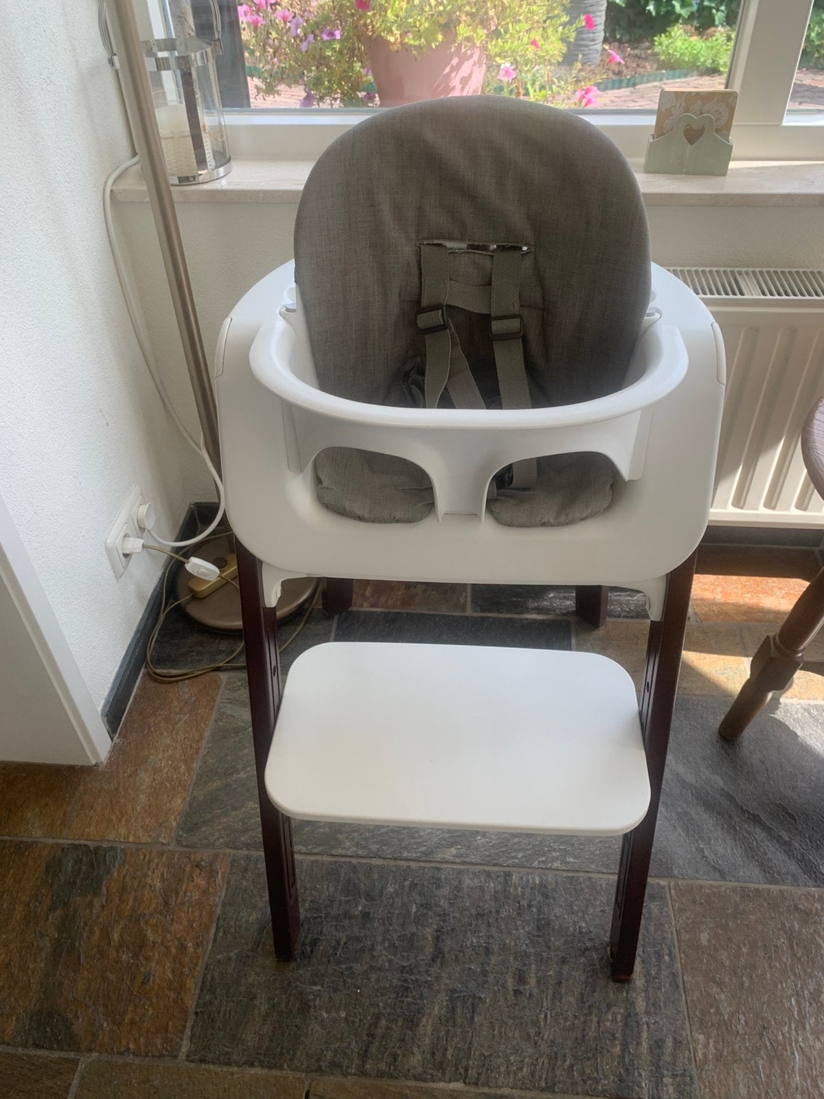 Zgan Stokke kinderstoel, Ophalen, Zo goed als nieuw, Meegroeistoel