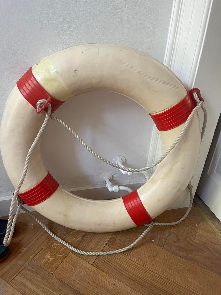 Vintage reddingsboei uit Duitsland, Watersport en Boten, Ophalen of Verzenden, Gebruikt, Overige typen