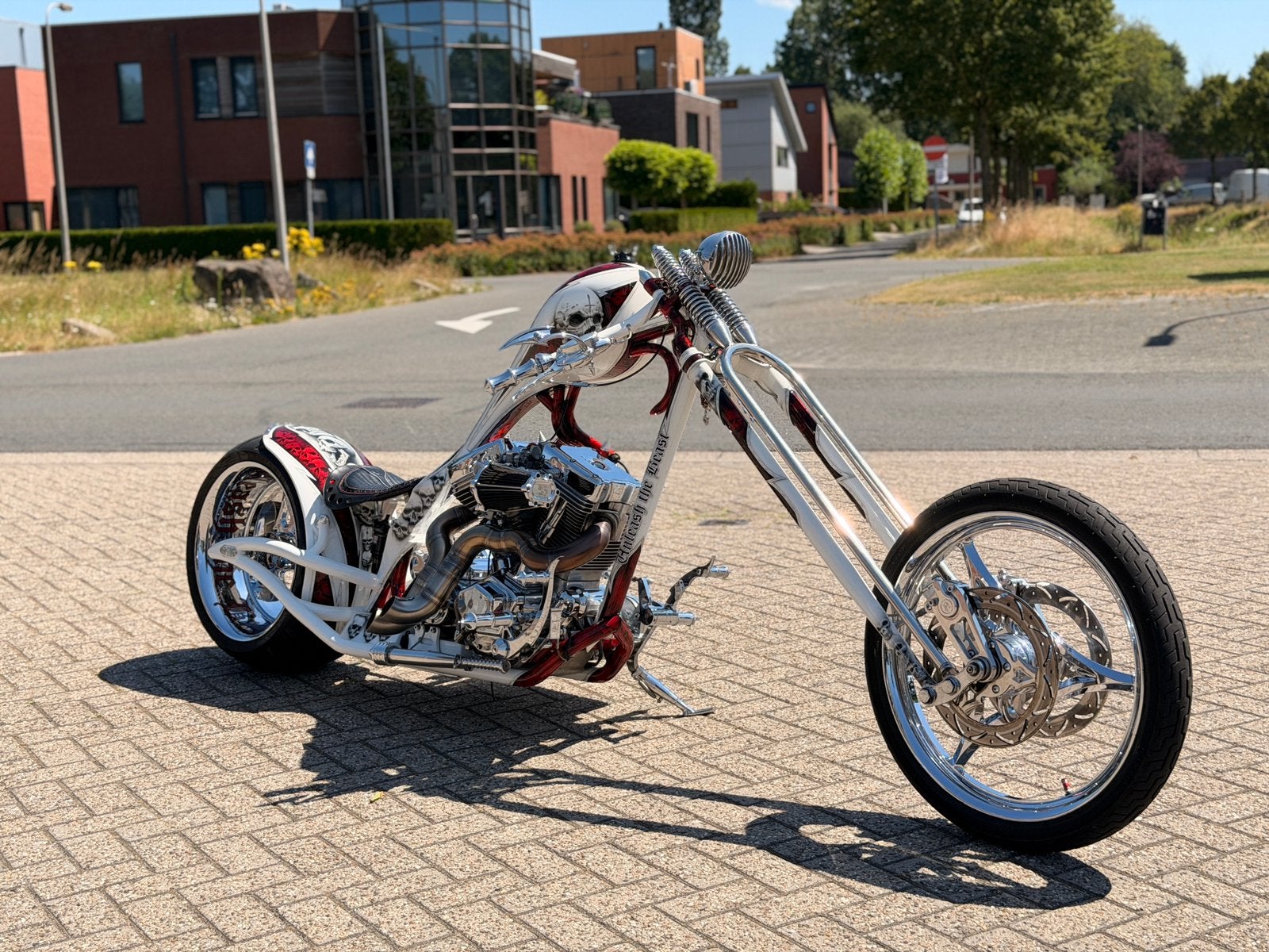 Habermann High neck eigenbouw chopper, Particulier, Chopper