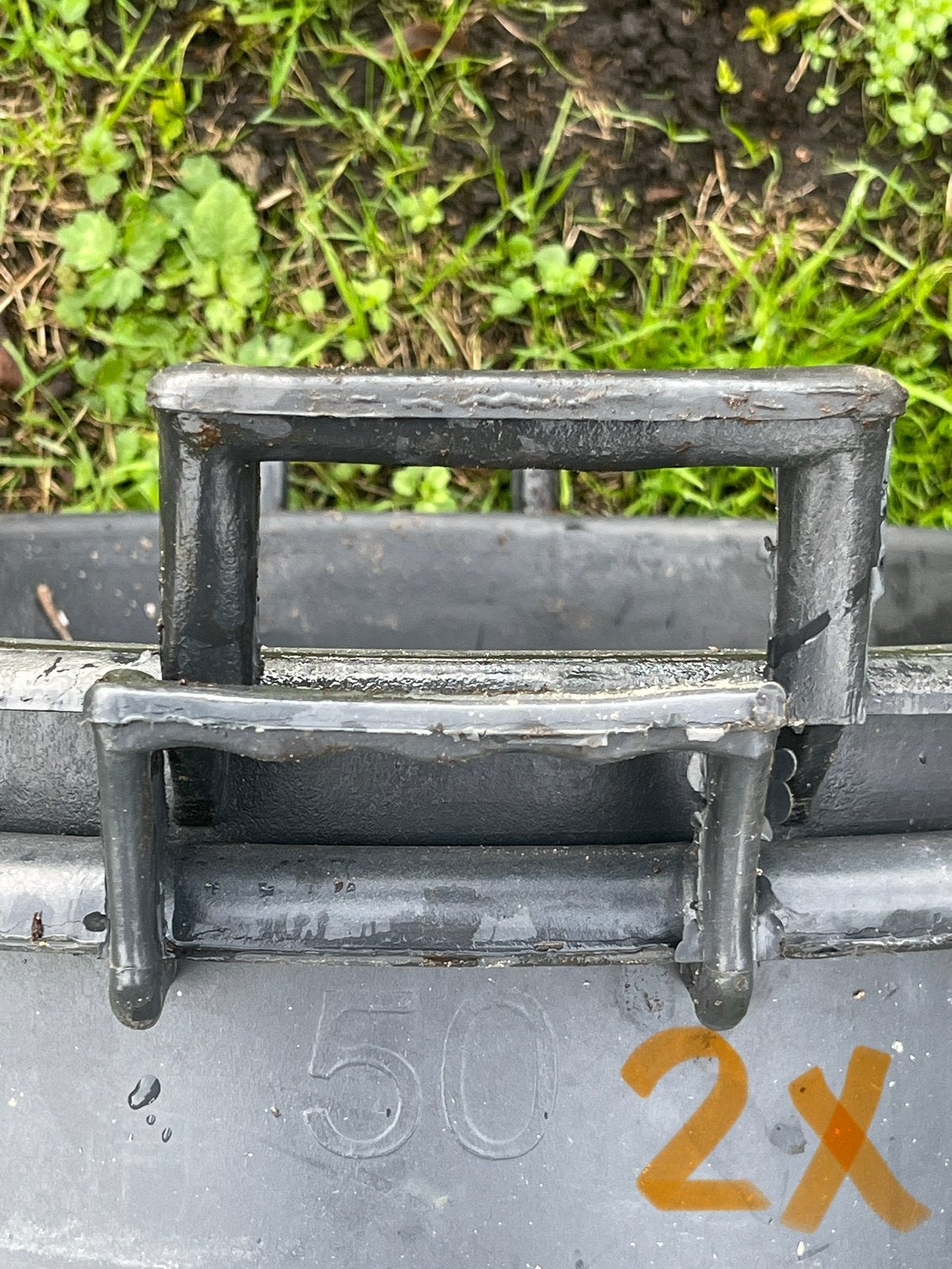 50 liter Grote boomkuip plantenbak kuip met handvaten., Ophalen, Gebruikt, Rond, Kunststof
