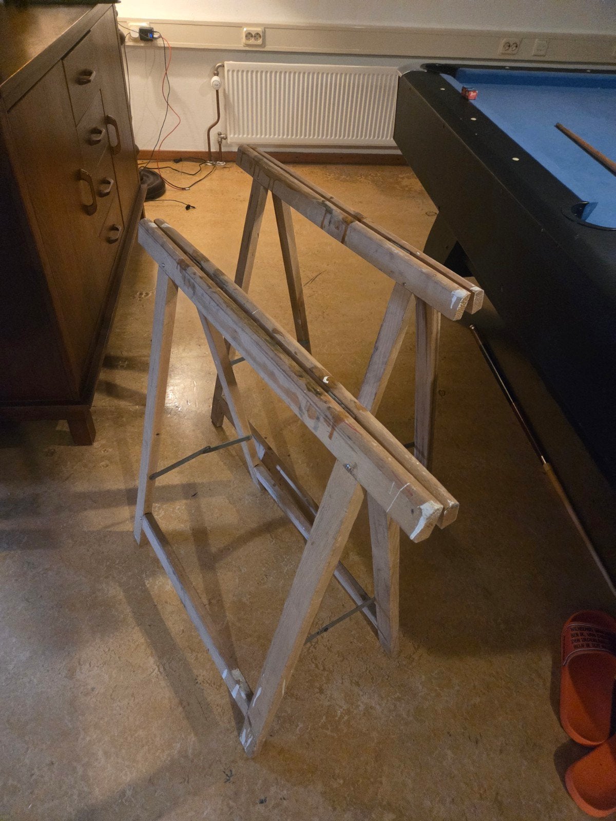 Houten schragen (set van 2)
