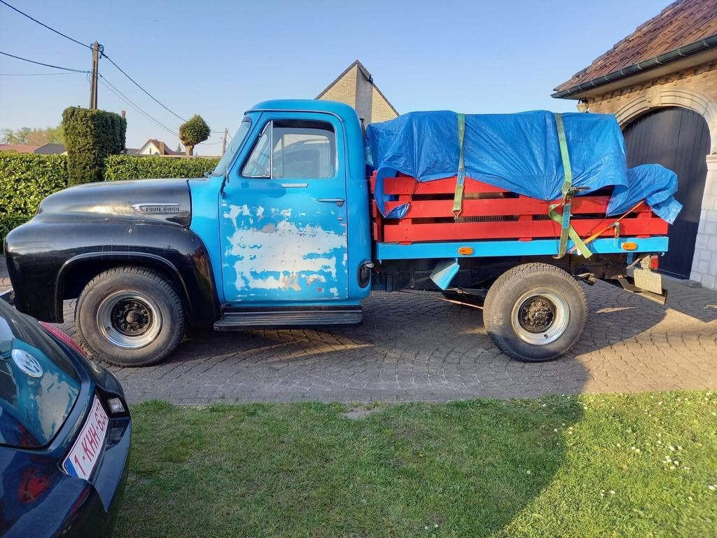 Ford F250 1955 flat bed, foto 5