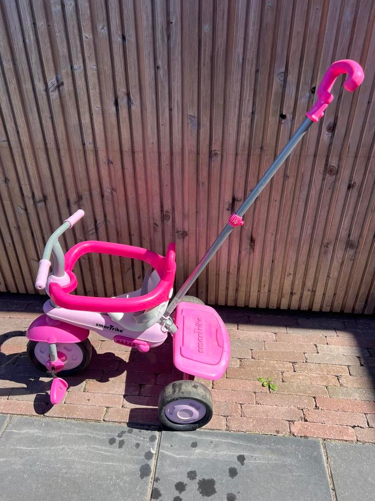 Smartrike driewieler 3 in 1, Ophalen of Verzenden, Zo goed als nieuw, Duwstang
