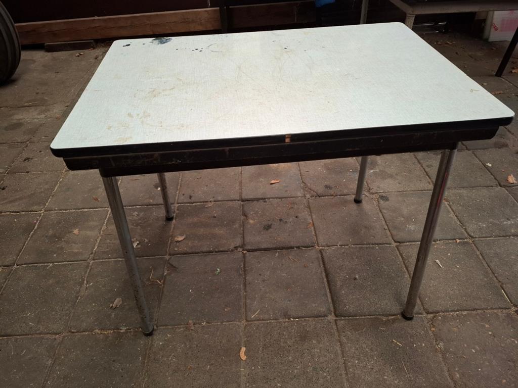 Uitschuifbare tafel 90x60 cm tot 150x60 cm, Ophalen