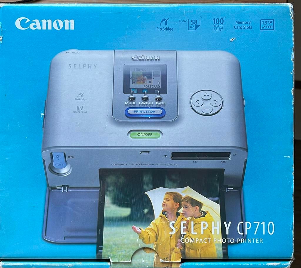 Canon SELPHY CP710 compact photo printer, Ophalen, Zo goed als nieuw