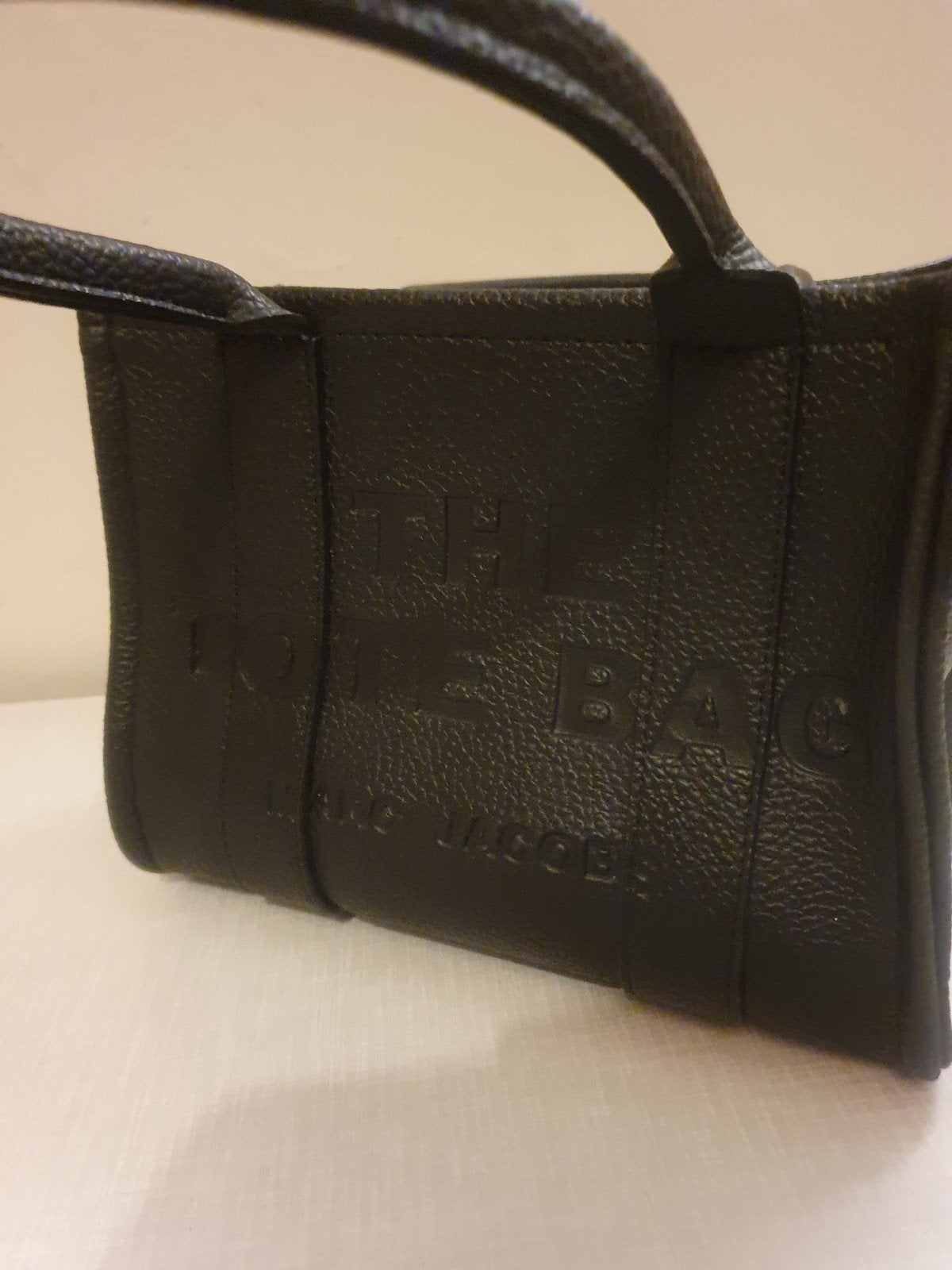 Marc Jacobs The Tote Bag - Zwart Leer, Ophalen of Verzenden, Zo goed als nieuw, Zwart, Handtas