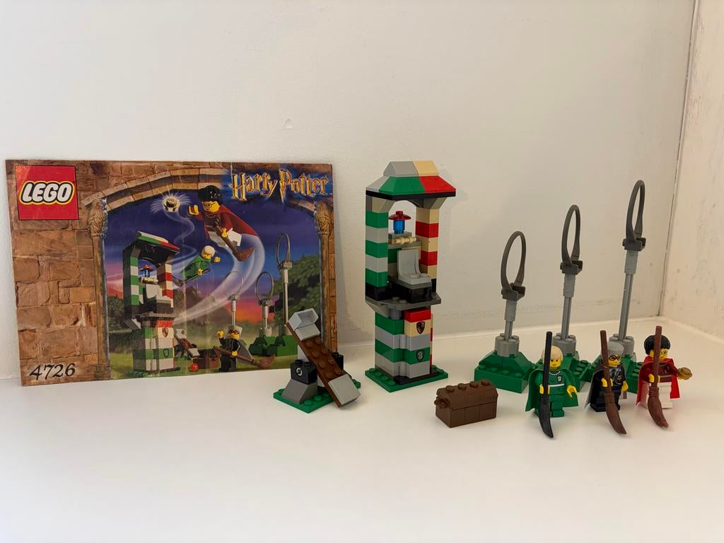 Lego Harry Potter 4726 Zwerkbaltraining (99% compleet), Lego, Harry Potter, Ophalen of Verzenden, Zo goed als nieuw