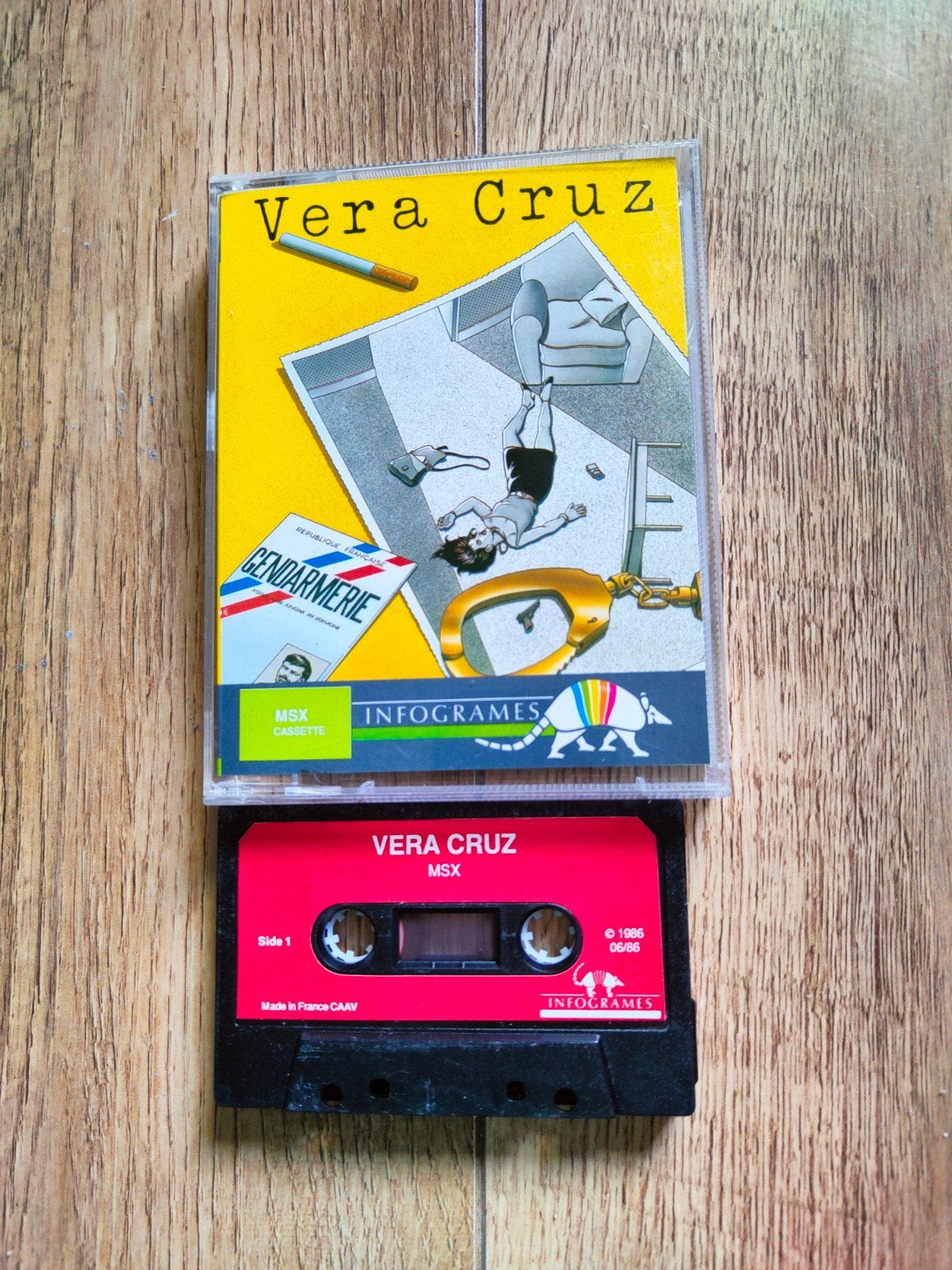 MSX spel - Infogrames Vera Cruz, Computers en Software, Vintage Computers, Ophalen of Verzenden