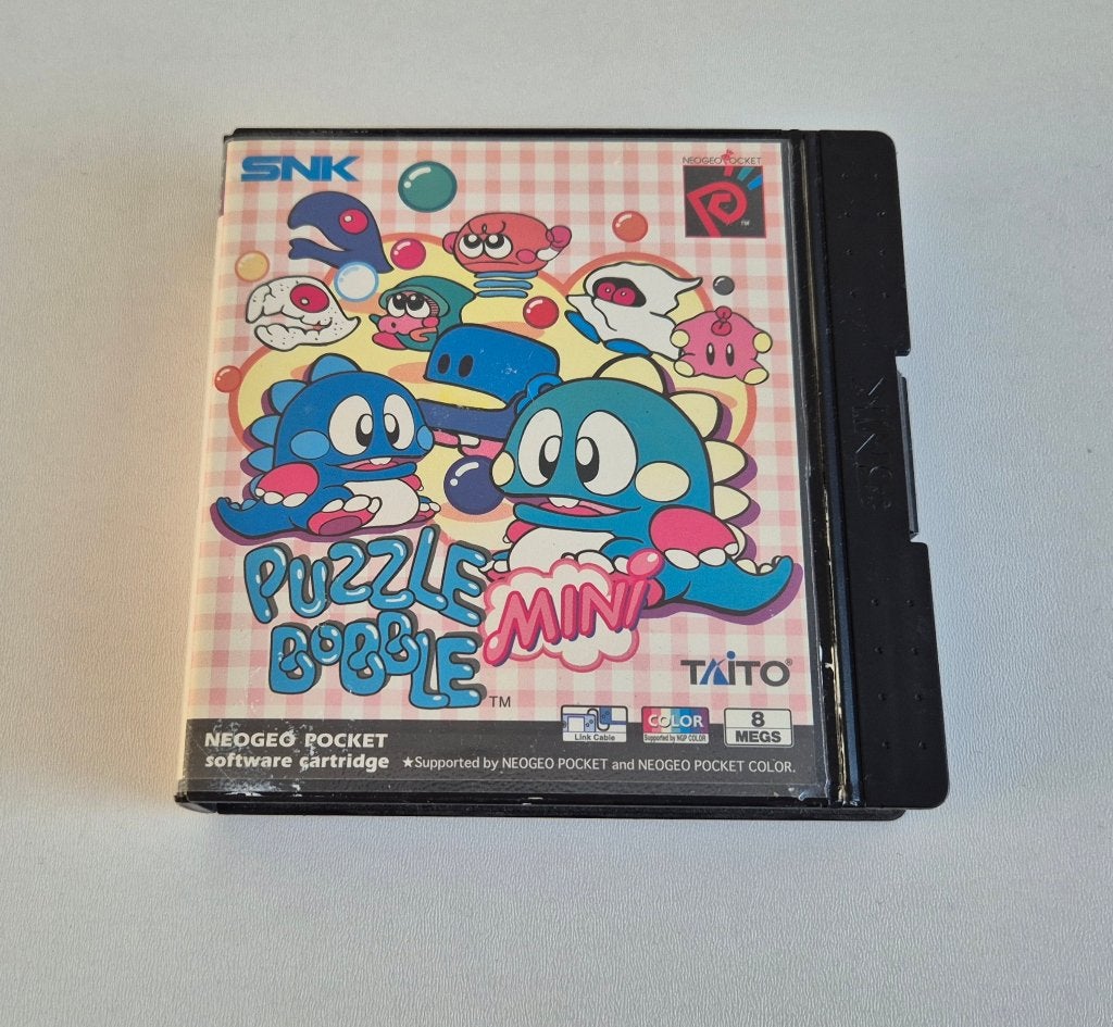 Puzzle Bobble Mini SNK Neo Geo Pocket Color Game Compleet, Puzzel en Educatief, Gebruikt, 1 speler, Ophalen of Verzenden