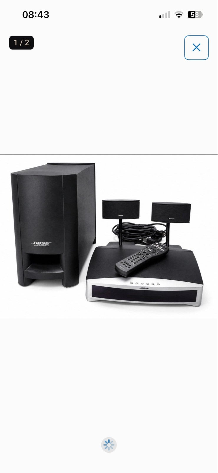 Bose Lifestyle Home Cinema Systeem met Subwoofer en Satellie, Overige merken, 2.1-systeem, 70 watt of meer, Ophalen of Verzenden