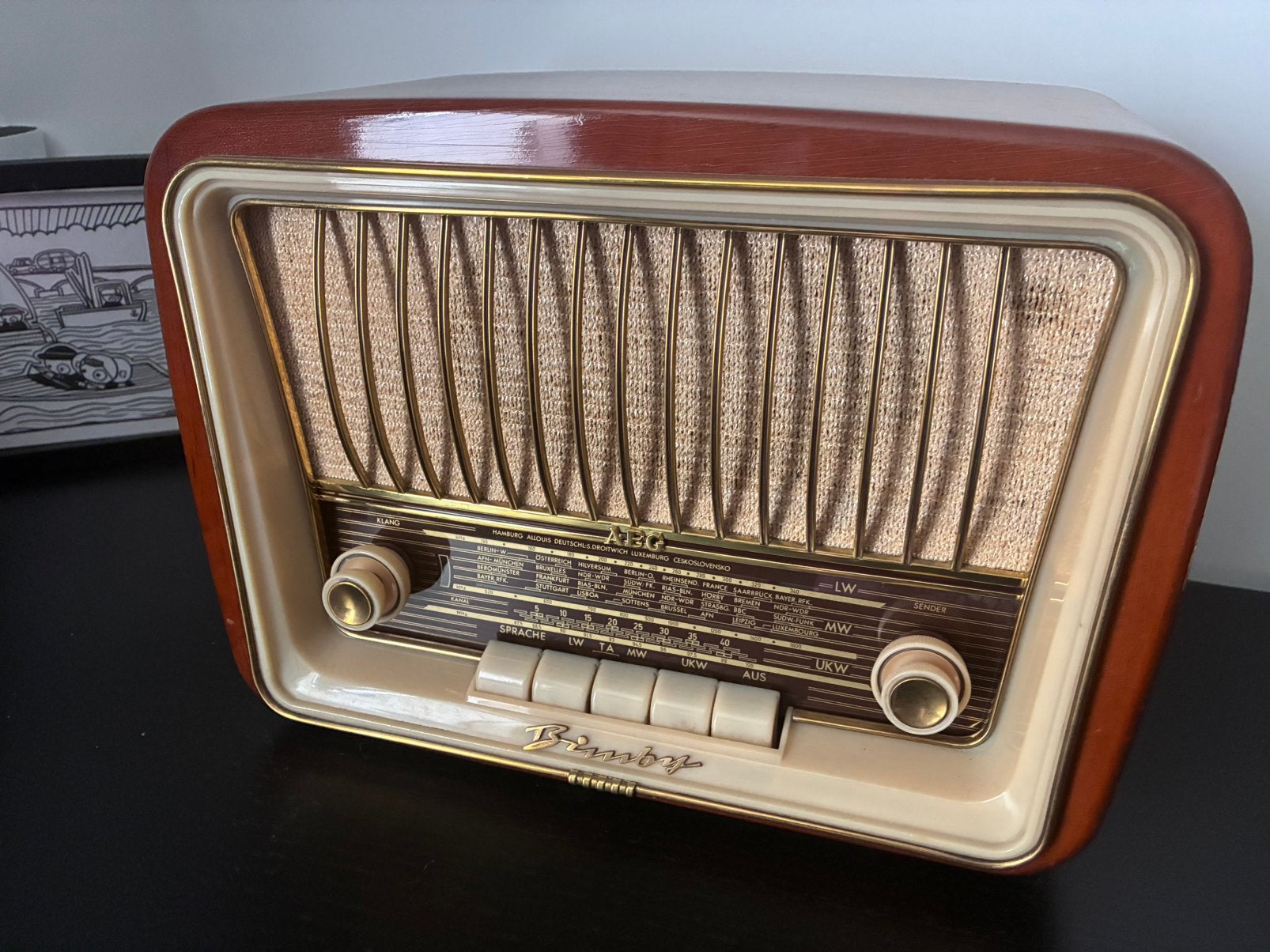 AEG Bimby keukenradio jaren ‘50, Ophalen