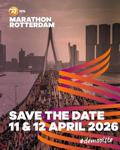 Rotterdam Hele Marathon Ticket - WAVE 1 - 12 april TE KOOP, Eén persoon