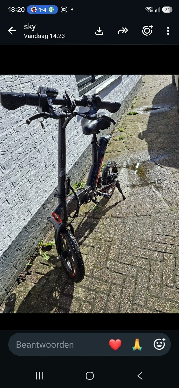windgoo step, Fietsen en Brommers, Ophalen, Gebruikt, Elektrische step (E-scooter)