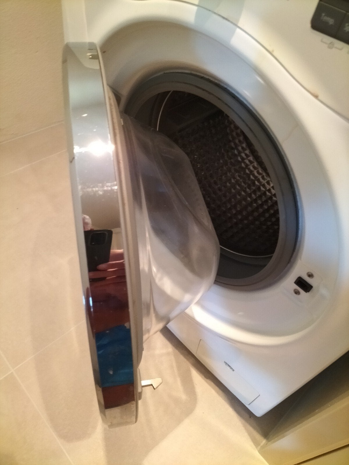Samsung Wasmachine 8kg 1600 toeren EcoBubble, 8 tot 10 kg, Ophalen, Gebruikt, 1200 tot 1600 toeren