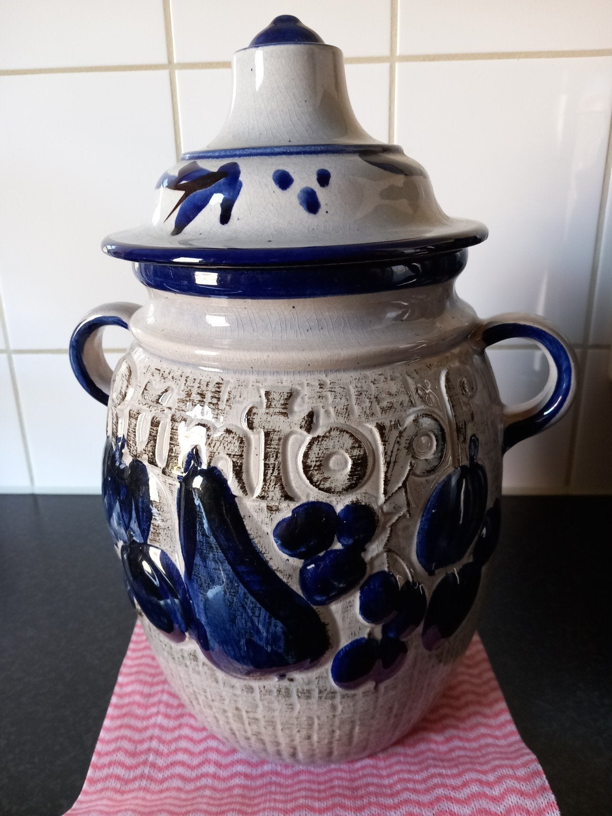Vintage Scheurich Rumtopf Pot - W-Germany 820-28, Antiek en Kunst, Ophalen