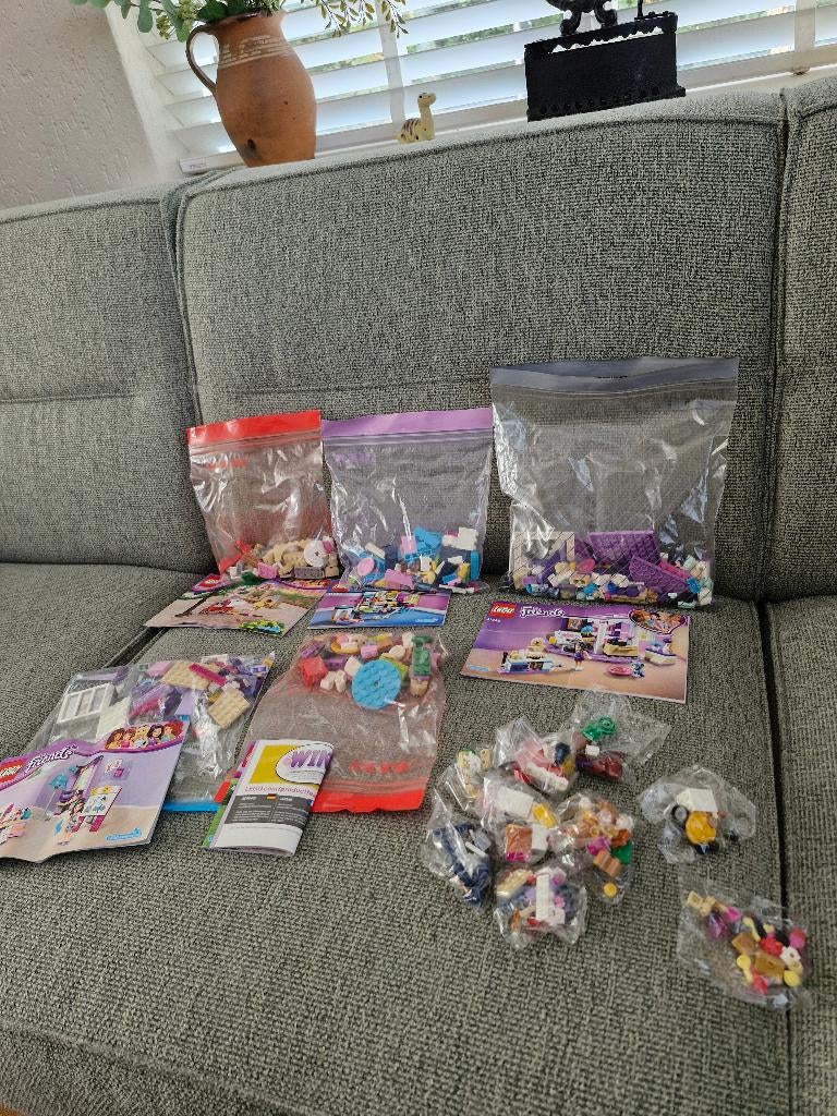 Lego friends partij lot 5 sets plus adventkalender, Lego, Friends, Ophalen of Verzenden, Complete set