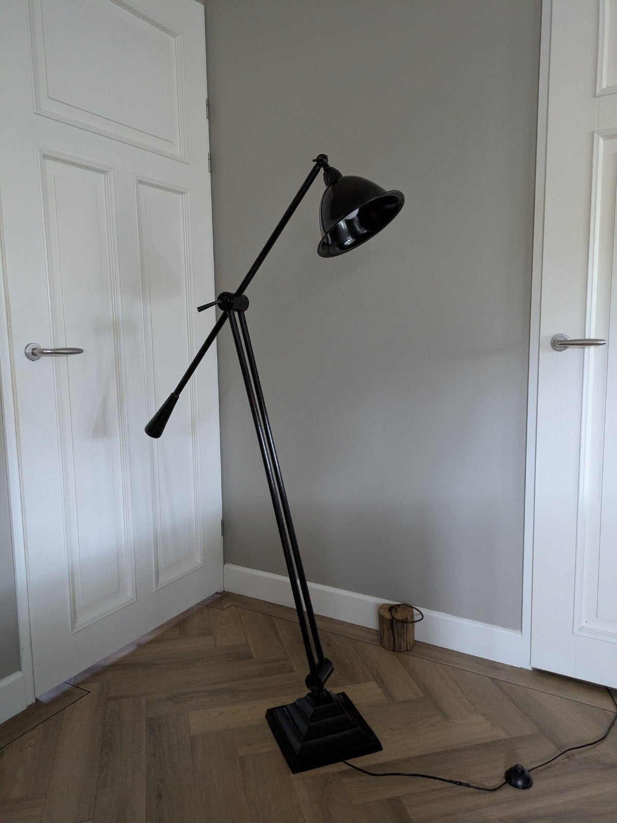 Riviera Maison staande vloerlamp, Ophalen, Gebruikt, E27 (groot), 150 tot 200 cm