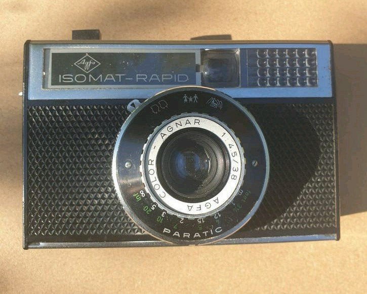 Agfa Isomat-Rapid Compact Camera - Vintage Fotocamera, Audio, Tv en Foto, Fotocamera's Analoog, Ophalen of Verzenden, Gebruikt