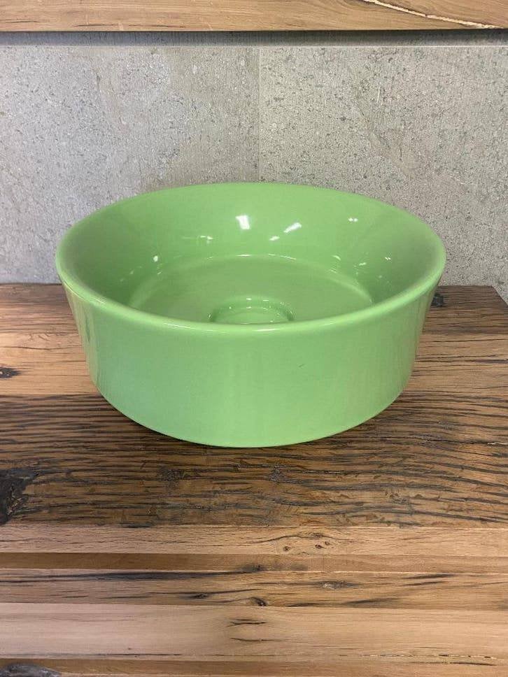 Waskom groen 38x13, Doe-het-zelf en Verbouw, Sanitair, Ophalen of Verzenden, Wastafel