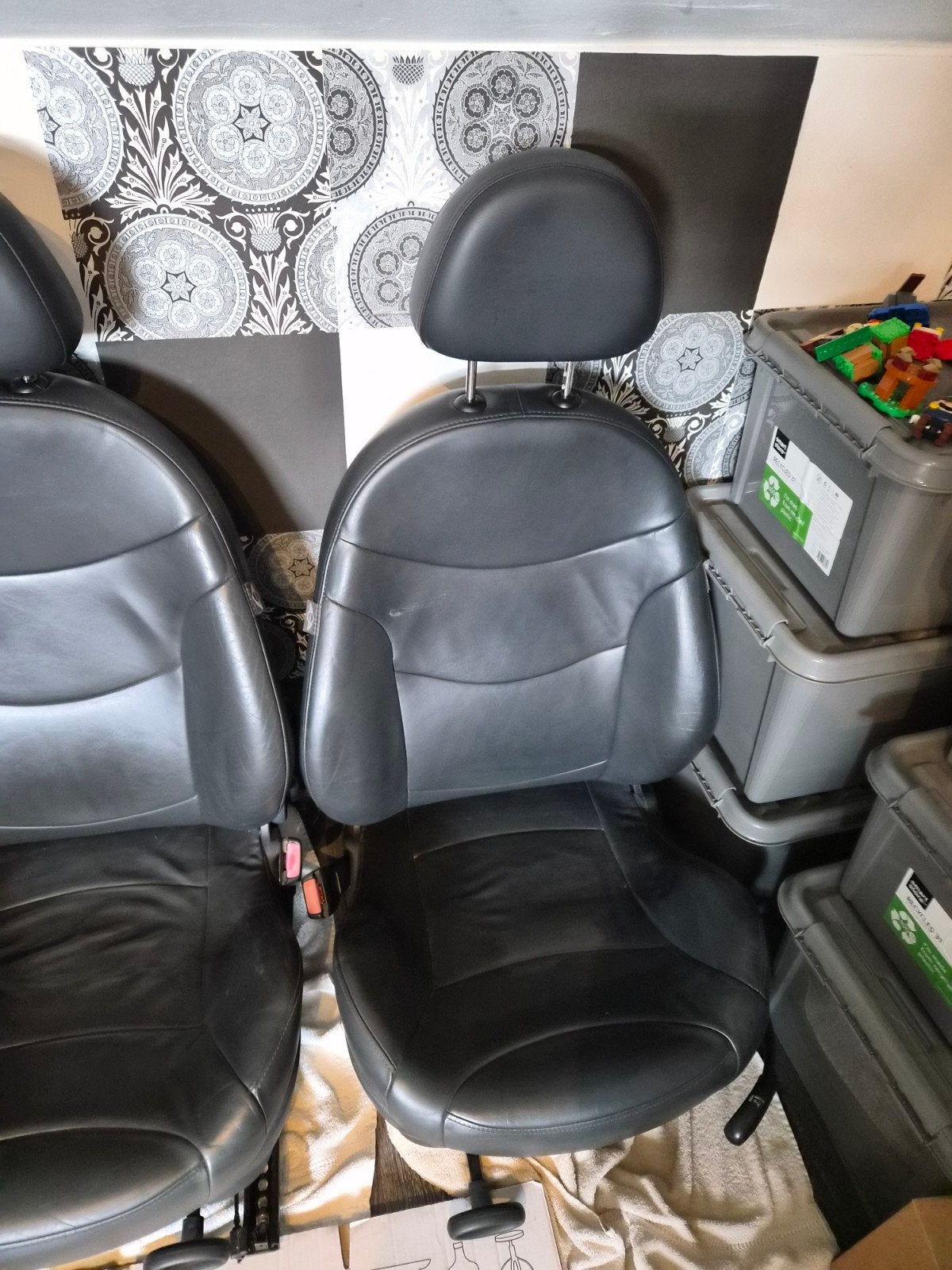 compleet leder Cooper S Cabrio R52 interieur incl kunststof, Auto-onderdelen, Interieur en Bekleding, Ophalen, Gebruikt, Mini