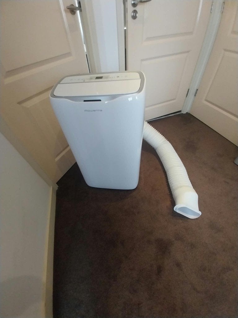 Rowenta Mobiele Airco - Zo goed als nieuw, Witgoed en Apparatuur, Airco's, Ophalen, Koelen en Ontvochtigen, Minder dan 60 m³, Timer