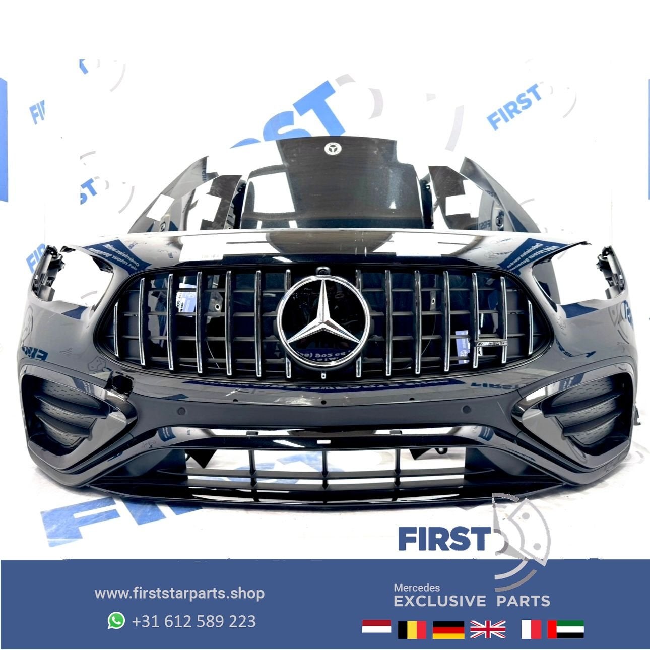 H247 GLA35 AMG VOORKOP FACELIFT origineel Mercedes GLA FRONT, Auto-onderdelen, Gebruikt, -, Voor, Ophalen of Verzenden