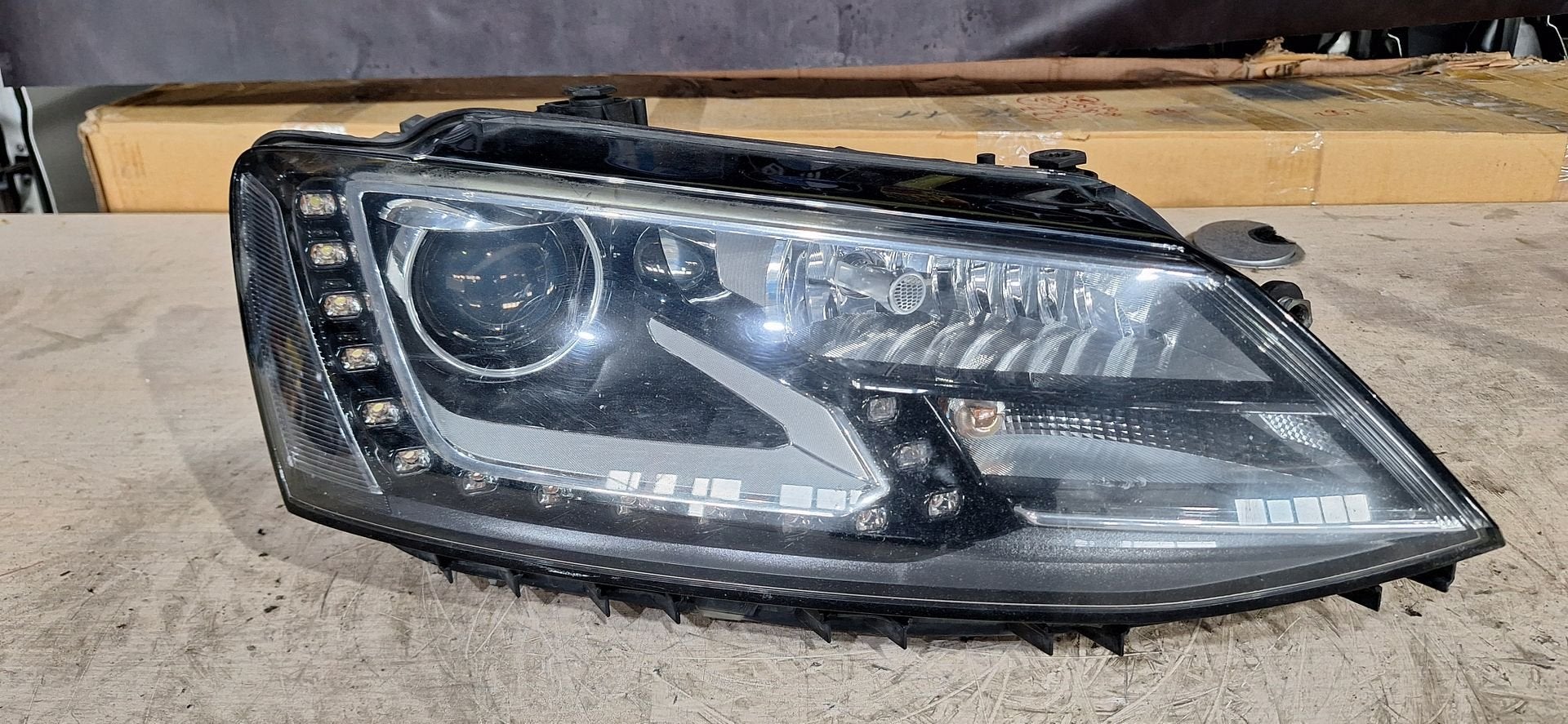 JETTA 5C FACELIFT XENON LED Koplamp Links, Gebruikt, -, Volkswagen, -