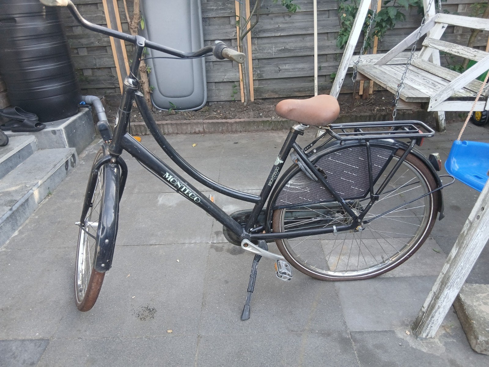 Zwarte fiets, Ophalen of Verzenden, Gebruikt