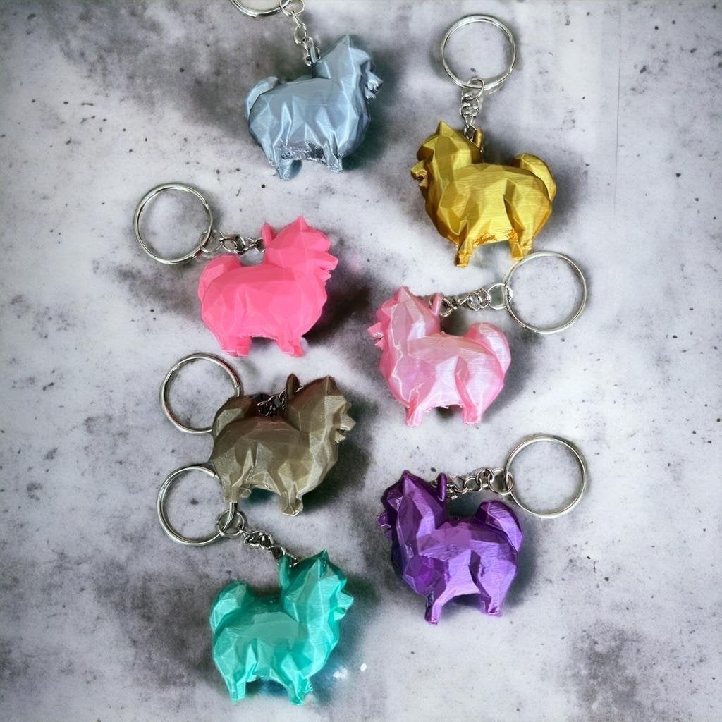 Pomeranian Sleutelhangers, Ophalen of Verzenden, Zo goed als nieuw