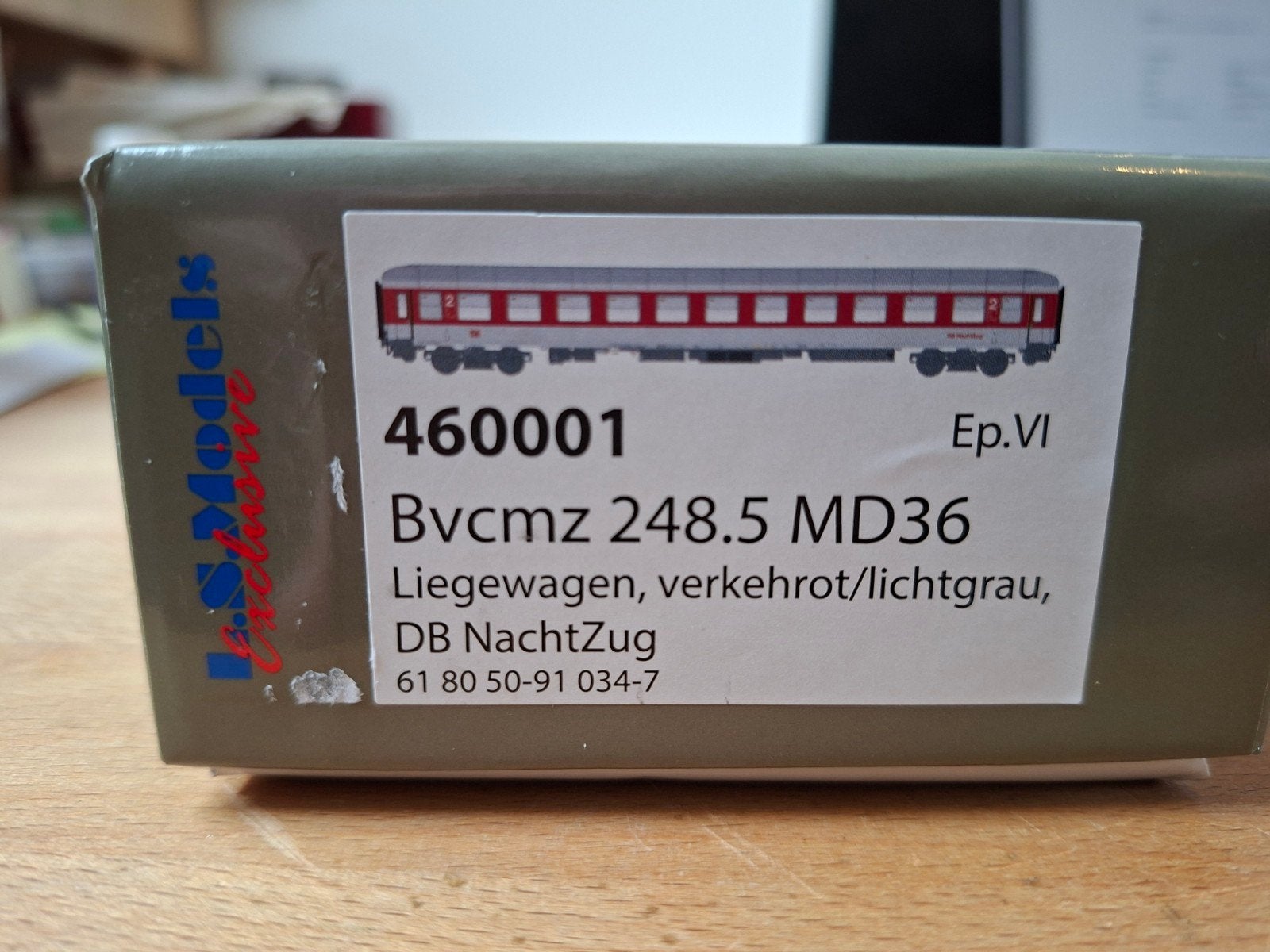 LS Models 460001 Bvcmz DB Nachtzug, Overige merken, Gelijkstroom, Wagon, Ophalen of Verzenden