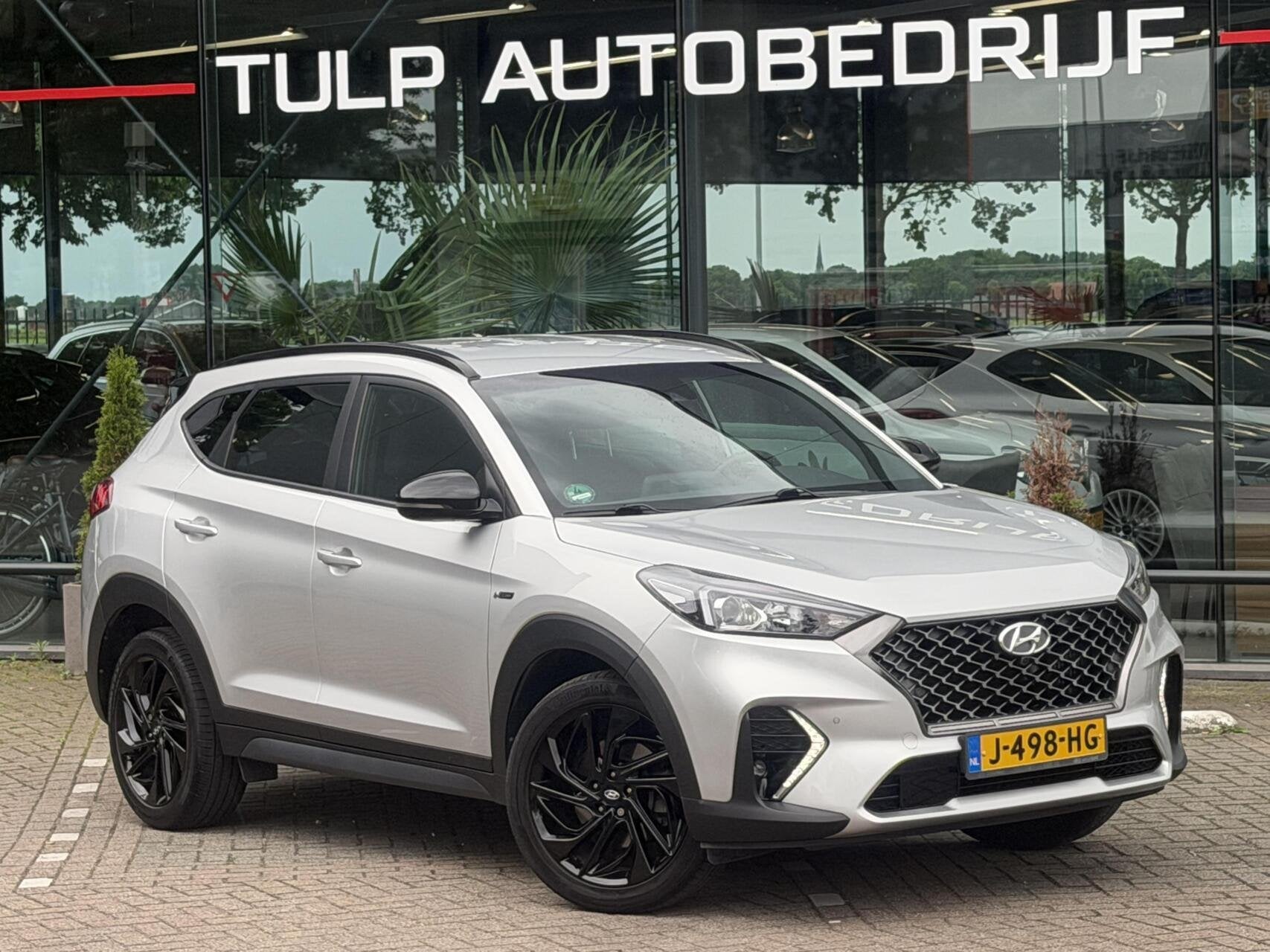 Hyundai Tucson 1.6 T-GDI N-Line 2020 Leder/Alcant 11210km, Dealer onderhouden, Gebruikt, 4 cilinders, Origineel Nederlands