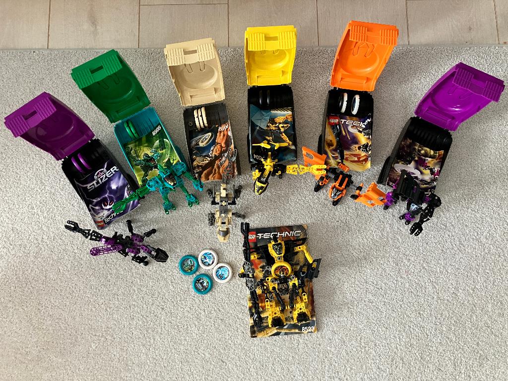 LEGO Technic 8504 8505 8506 8507 8521 8522 8523 Slizer, Gebruikt, Lego, Ophalen of Verzenden, Compleet