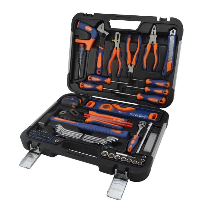 Dexter gereedschapsset75 delig NIEUW in gesealde koffer, Ophalen of Verzenden, Gevuld, Nieuw