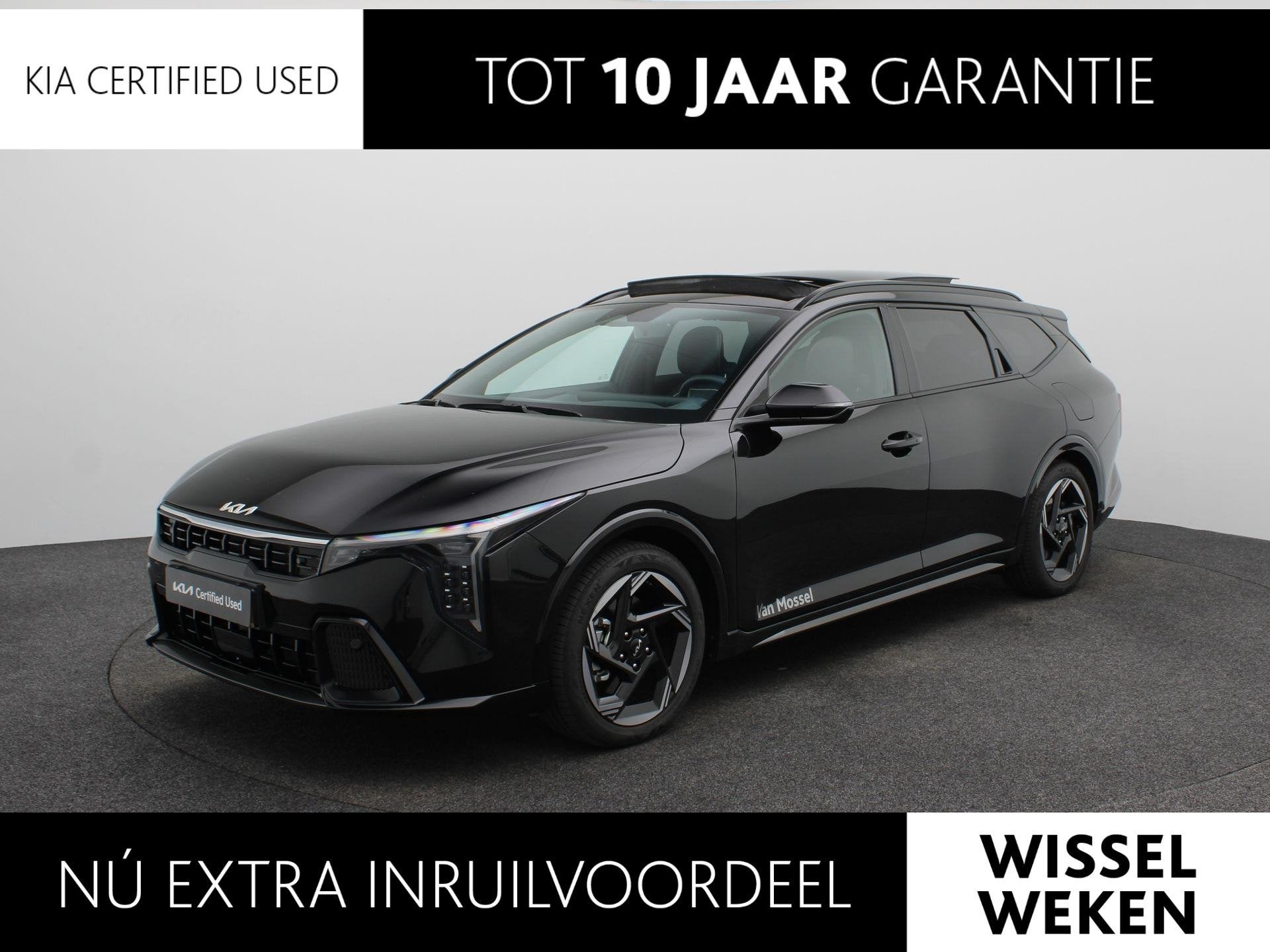 Kia K4 Sportswagon 1.0 T-GDi MHEV GT-Line Launch Edition DCT, Auto's, 12 maanden, Euro 6, Zwart, Origineel Nederlands