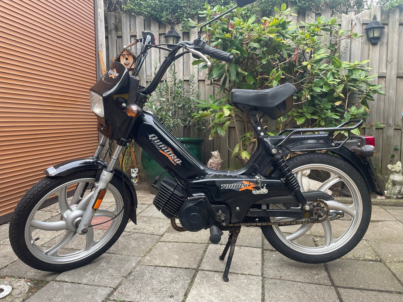 Tomos Quadro bromfiets- Zwart, Goede staat, Ophalen, Zo goed als nieuw, Maximaal 45 km/u, Quadro