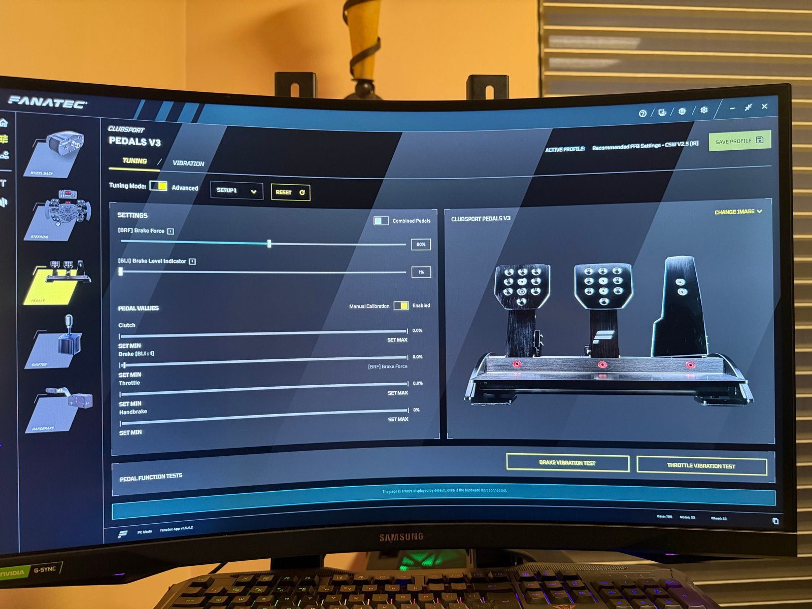 Complete Fanatec Sim Racing Setup met Playseat en PC, Ophalen, Overige merken, Zo goed als nieuw