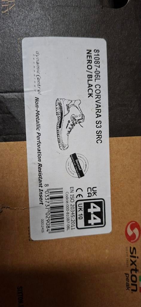 Nieuwe Sixton Corvara S3 SRC veiligheidsschoenen, maat 44, Tuin en Terras, Werkkleding, Heren, Schoenen, Nieuw, Ophalen of Verzenden