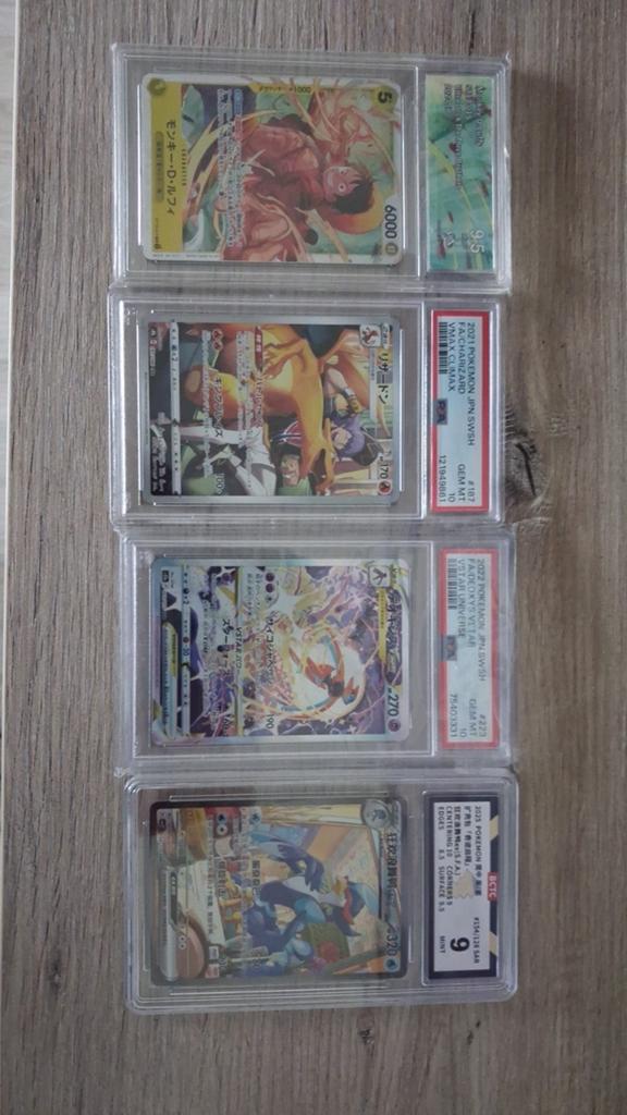 Inkoop Slabs & Singles: One Piece en Pokémon kaarten, Ophalen of Verzenden, Gebruikt, Losse kaart
