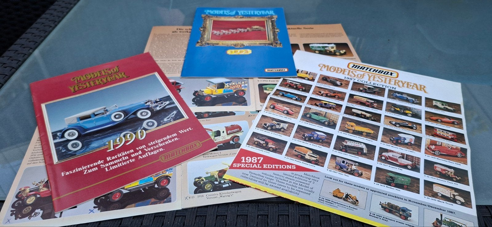Matchbox Models of Yesteryear Catalogus 1987 & 1990, Ophalen of Verzenden