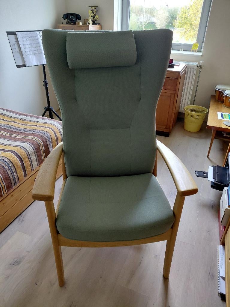 zeer confortabele fauteuil, Huis en Inrichting, Fauteuils, Ophalen, Minder dan 75 cm, Zo goed als nieuw, Stof